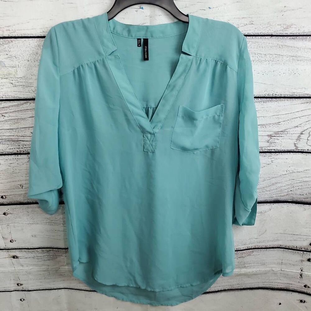 Women's Teal Blouse